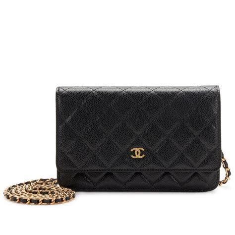 chanel woc caviar gold hardware|Chanel Black Quilted Caviar Wallet On Chain WOC Gold .